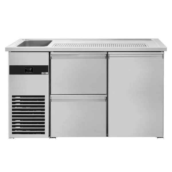 Pivní pult - Barový pult 1,55 x 0,7 m - 1 dvířka se 2 zásuvkami 1/2 - Image 2