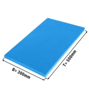 Krájecí deska - 30 x 50 cm - Tloušťka 2 cm - Modrá