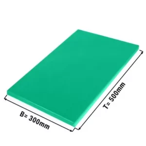 Prkénka na krájení - 30 x 50 cm - Tloušťka 2 cm - zelená