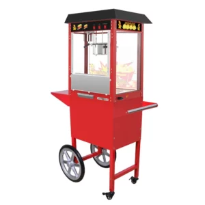Stroj na popcorn včetně vozíku - 5 kg/h