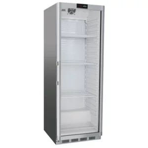 Chladnička - 400 litrů - s 1 skleněnými dvířky
