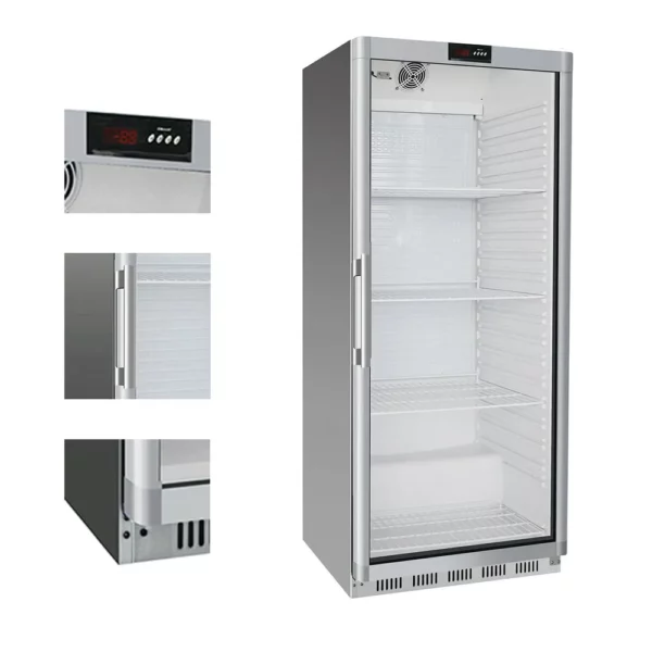 Chladnička - 600 litrů - s 1 skleněnými dvířky - Image 2