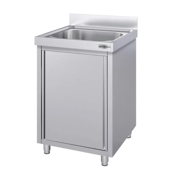 Nerezová dřezová skříňka ECO - 600x700mm - 1 umyvadlo - Š400xH400xV250mm