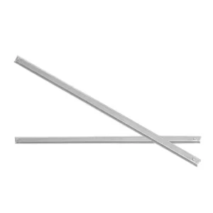 Nerezové kolejnice 1x vlevo a 1x vpravo (550 mm)