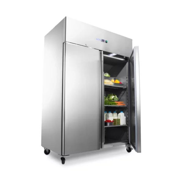 Chladnička 1200L - 6 x 2/1 GN nastavitelné police - na kolečkách - Image 2
