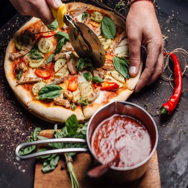 Jednokomorová pizza kamna 4x33 cm -celošamotová - Image 2