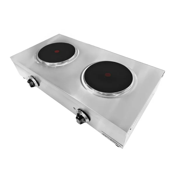 Elektrický sporák -elektrický vařič - se 2 plotýnkami - 5,2 kW - Image 4