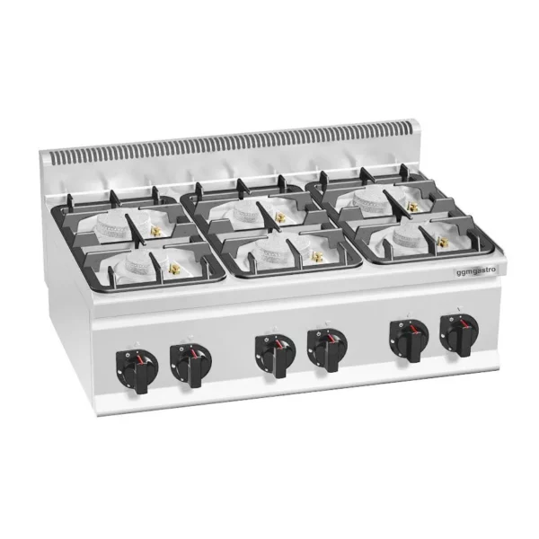 Plynový sporák 6 hořáků (28,5 kW) - Image 3