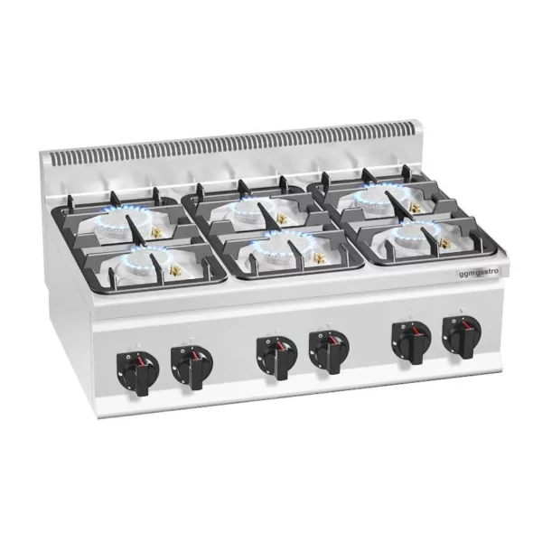 Plynový sporák 6 hořáků (28,5 kW) - Image 4