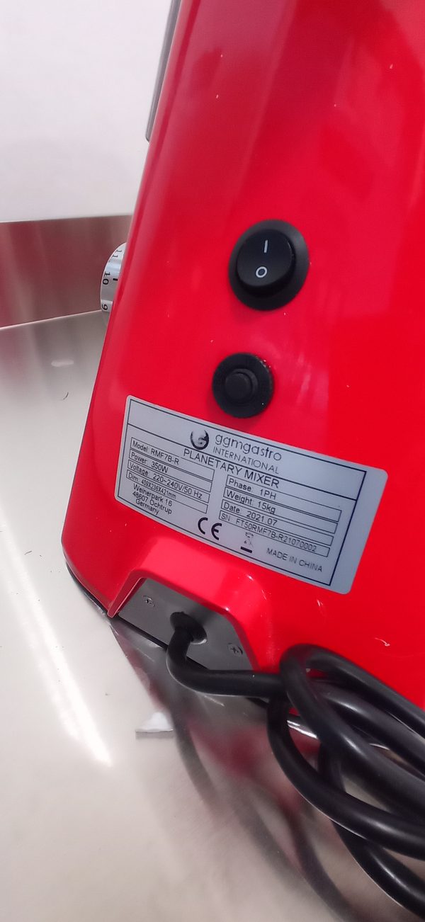 Použité-Kuchyňský robot - mixér 7 litrů - červený - Image 2