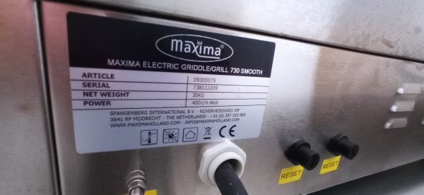 Použité- Elektrická grilovací deska – 73cm – 4,4kW – hladká | MAXIMA BIG 09300075 - Image 14