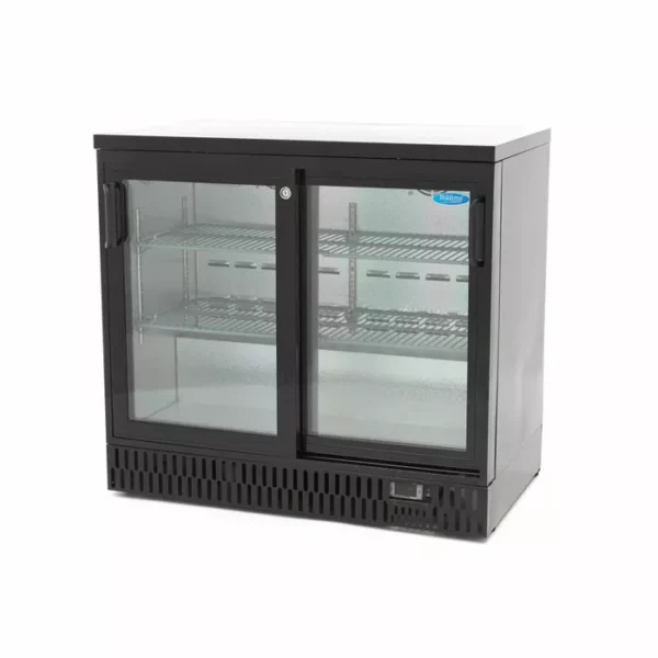 Chladnička na nápoje Deluxe 227L - posuvné dveře | Maxima 09400915 - Image 2