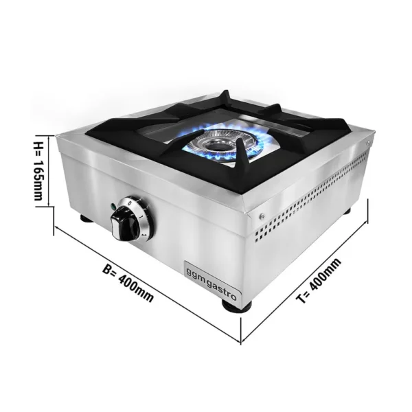 Plynový sporák - s 1 hořákem - 5,5 kW - Image 5