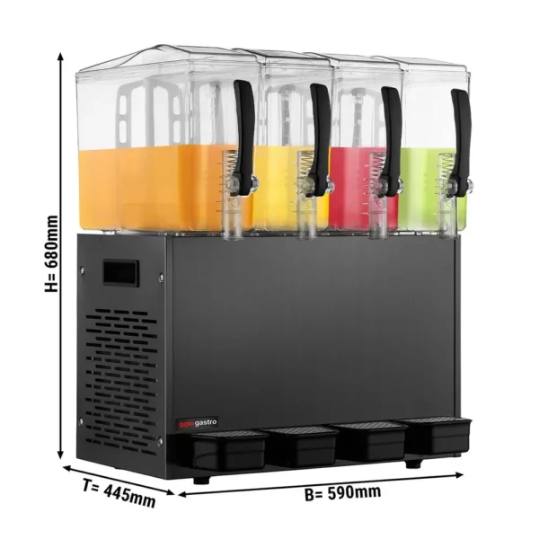 Dávkovač nápojů - 4x 10 litrů - černý - Image 5