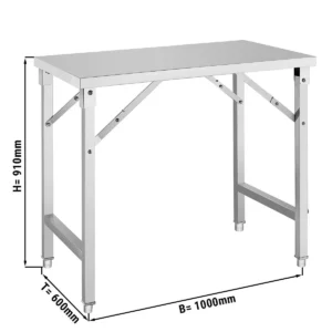 Skládací pracovní stůl - 1,0x0,6m