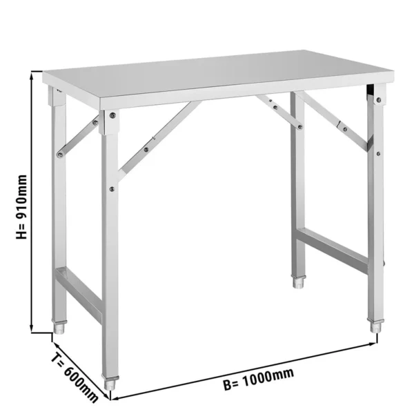Skládací pracovní stůl - 1,0x0,6m