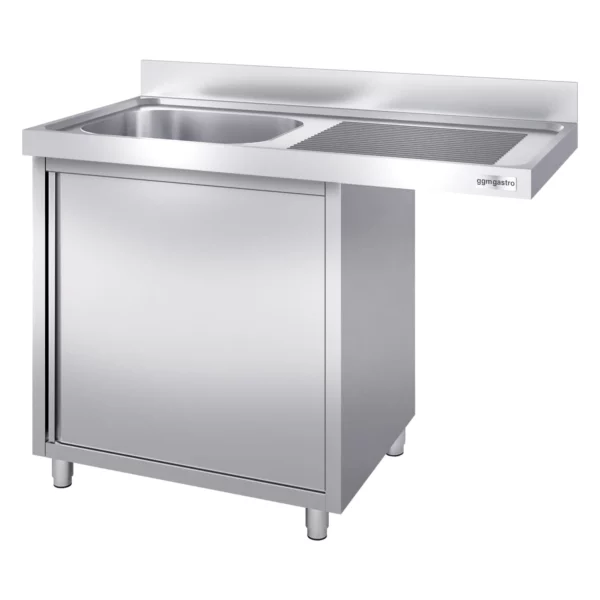 Dřezová skříňka k myčce nádobí - 1200x700mm - 1 umyvadlo vlevo Š400xH400xV250mm