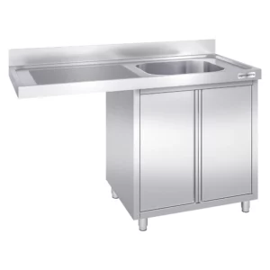 Dřezová skříňka k myčce nádobí - 1400x700mm - 1 umyvadlo vpravo Š600xH500xV300mm