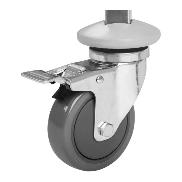 Servírovací vozík z ušlechtilé oceli - 5 polic - až 250 kg Royal - Image 3