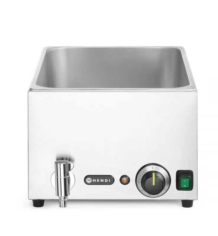 Vodní koupel Bain Marie GN 1/1 s vypouštěcím kohoutkem | Hendi 238912f