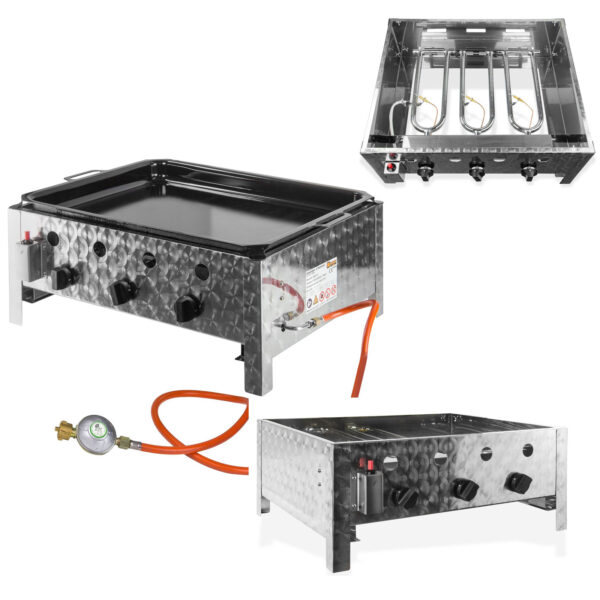 Plynový pekáč, 3 hořáky, 10 kW - Image 4