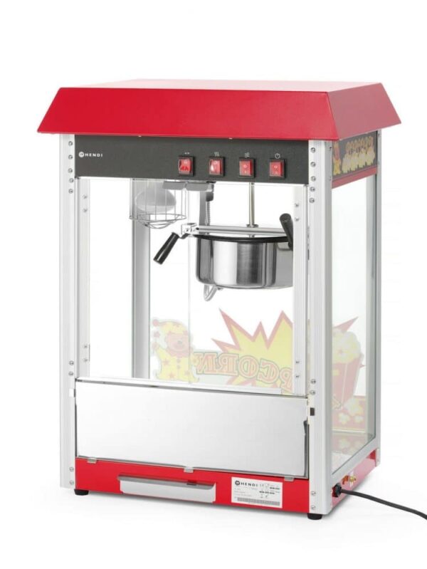 Stroj na výrobu popcornu - 25kg | Hendi 282748 červená - Image 4