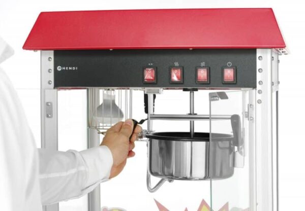 Stroj na výrobu popcornu - 25kg | Hendi 282748 červená - Image 2