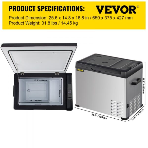 Elektrický kompresorový chladící box 40l - mrazák - Image 4