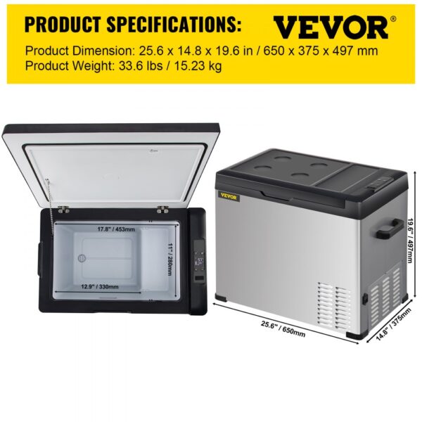 Elektrický kompresorový chladící box 50l - mrazák - Image 6