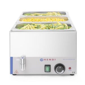 Vodní koupel Bain Marie GN 1/1 s vypouštěcím kohoutkem | Hendi 238912f