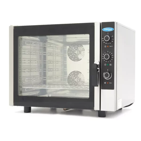 Kombinovaná parní trouba - vhodná pro 6 podnosů (1/1 GN / 60 x 40 cm) - analogová - 400 V