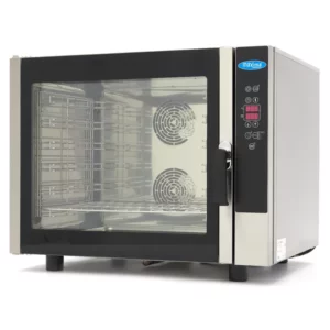 Kombinovaná parní trouba - vhodná pro 6 podnosů (1/1 GN / 60 x 40 cm) - digitální displej - 400 V