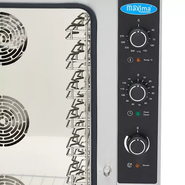 Kombinovaná parní trouba - vhodná pro 10 podnosů (1/1 GN / 60 x 40 cm) - analogová - 400 V - Image 2