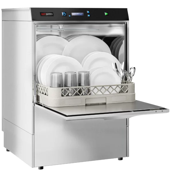 Dvouplášťová myčka nádobí - 3,9 kW - s čistícím prostředkem, oplachovým prostředkem a odtokovým čerpadlem - Image 6