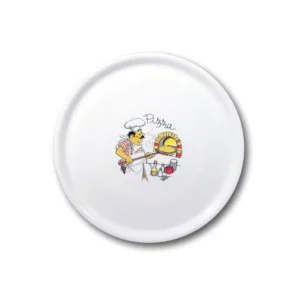 Porcelánový talíř na pizzu – zdobený – ø 330 mm | Hendi 774892