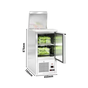 Chladící stůl - Saladetta ECO - 450mm - 1 dvířka