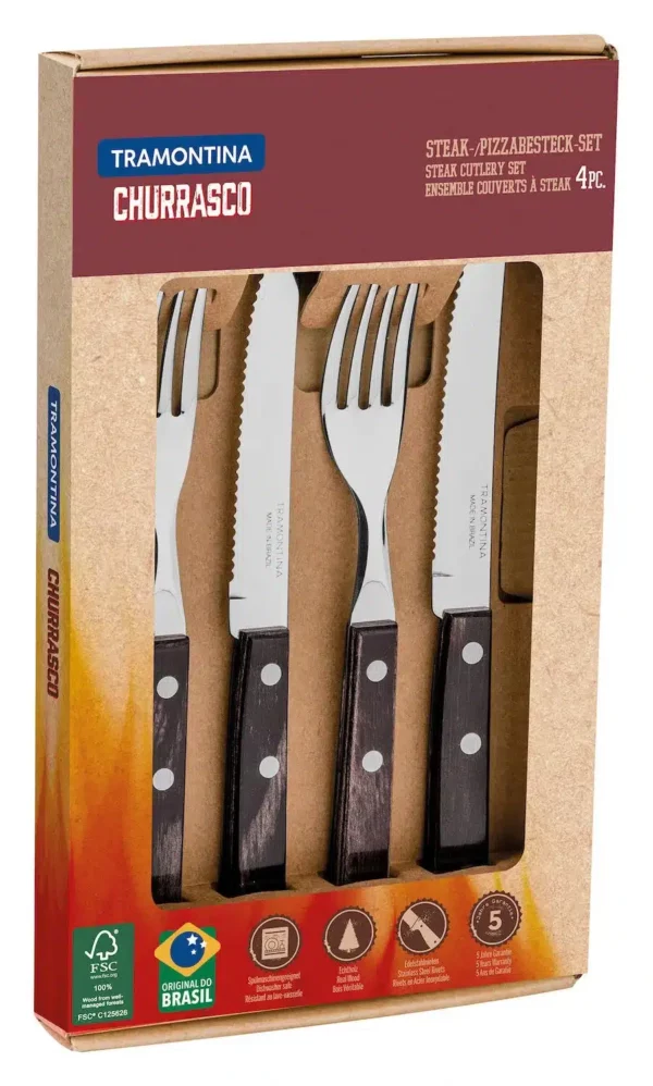 Sada příborů na steak a pizzu – 4 ks Tramontina 92000007