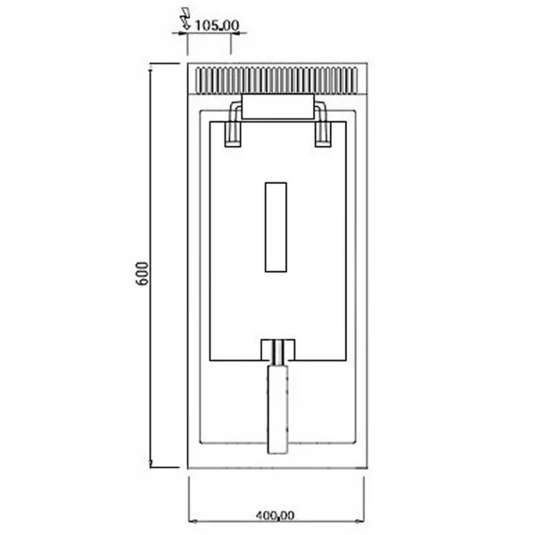 Elektrická fritéza - 11,5 litru - 9 kW - včetně podstavce s 1 dvířky - Image 4