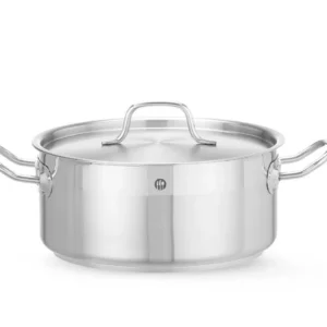 Hrnec nízký s poklicí Ø 240 mm 4,8 l | Hendi 830406
