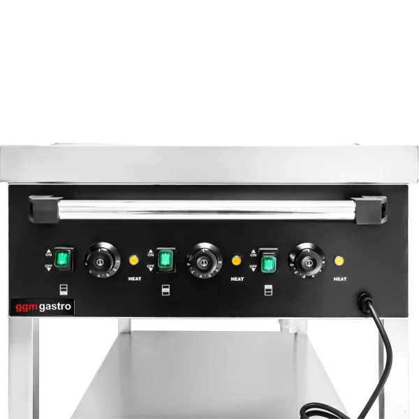 Bain-Marie termo vozík - 3x GN 1/1 - teplota se dá regulovat samostatně - Image 2