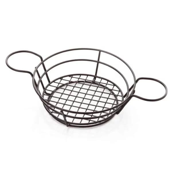 (5 kusů) košík na prstové jídlo se skleničkami - Ø 21 cm - Image 4