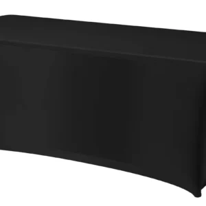Obdélníkový ubrus Symposium, HENDI, 810927, Černá, 1500x760x(H)730mm