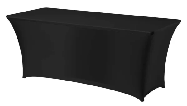 Obdélníkový ubrus Symposium, HENDI, 810927, Černá, 1500x760x(H)730mm