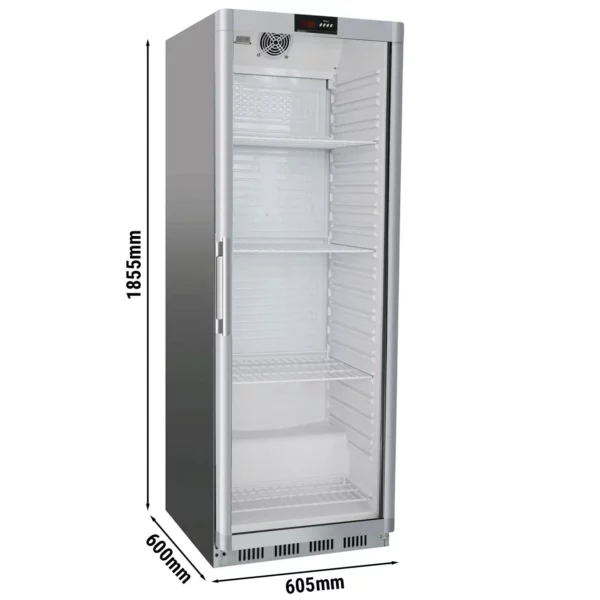 Úložná chladnička ECO - 580 litrů - s 1 skleněnými dvířky - Image 2