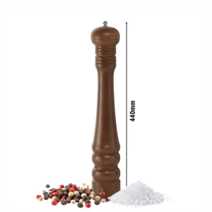 Dřevěný mlýnek na pepř a sůl - výška: 44 cm
