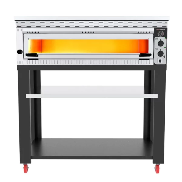 Elektrická kamna na pizzu - 6x 34cm - manuální - včetně digestoře a základního rámu - Image 3