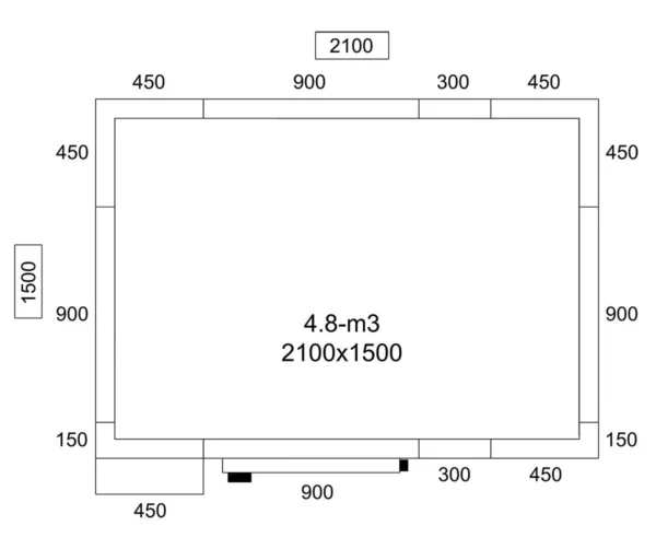 Chladící box - 2,1 x 1,5 m - výška: 2,01 m - 4,8 m3 - Image 3