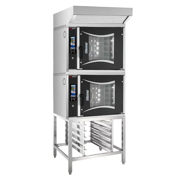 2x pekařský kombinovaný konvektomat - Touch - 6x EN 60x40 - včetně krytu a základního rámu - Image 2