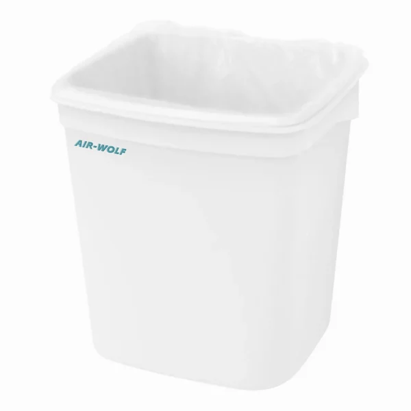 AIR WOLK | Nádoba na hygienický odpad s kapotou - 8 litrů - ABS plast - bílá - Image 4