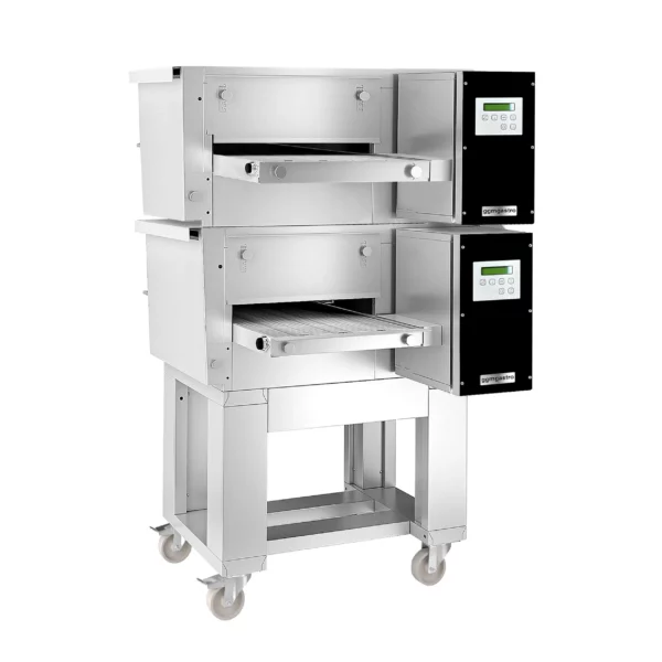 (2 kusy) elektrická průběžná trouba - 1670x2150mm - digitální - šířka pásma: 800mm - včetně základního rámu - Image 4